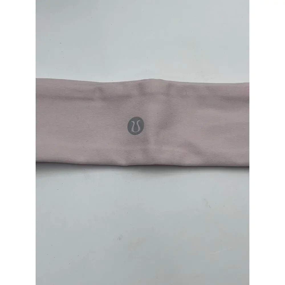 Lululemon Fly Away Tamer Headband Luxtreme Soft‎ Pink Lilac NWOT